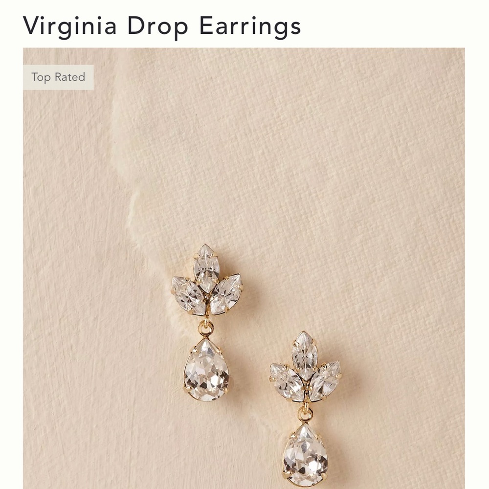 NEW Anthropologie Virginia Drop Earrings